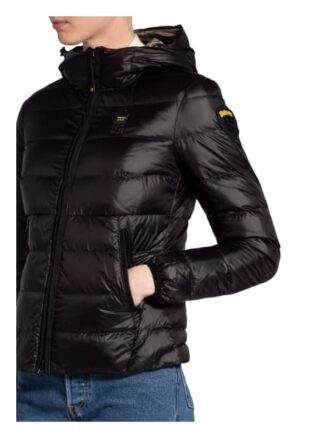 Blauer Daunenjacke Wanda, Schwarz
