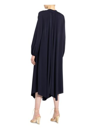 Blonde No.8 Schluppenkleid, Blau