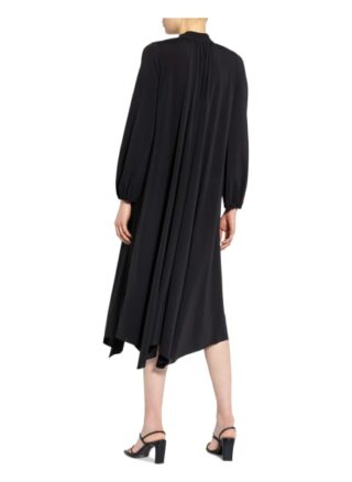 Blonde No.8 Schluppenkleid, Schwarz