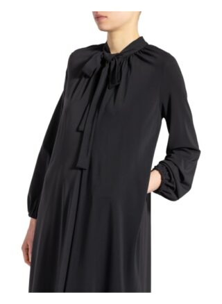Blonde No.8 Schluppenkleid, Schwarz