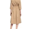 Bogner Kleid Aimie mit 3/4-Arm, Beige