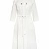Bogner Kleid Aimie mit 3/4-Arm, Weiß