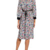 Bogner Seidenkleid Emiliana mit 3/4-Arm, Weiß