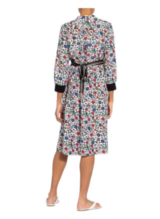 Bogner Seidenkleid Emiliana mit 3/4-Arm, Weiß