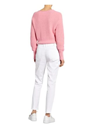 Boss 7/8-Skinny Jeans Slim Crop 3.0, Weiß