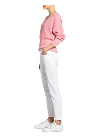 Boss 7/8-Skinny Jeans Slim Crop 3.0, Weiß