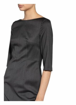 Boss Etuikleid Dokos mit 3/4-Arm, Grau