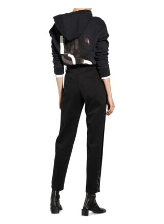 Boss Hose Tachini mit Galonstreifen, Schwarz