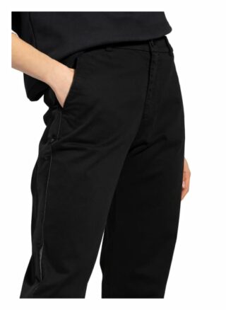Boss Hose Tachini mit Galonstreifen, Schwarz