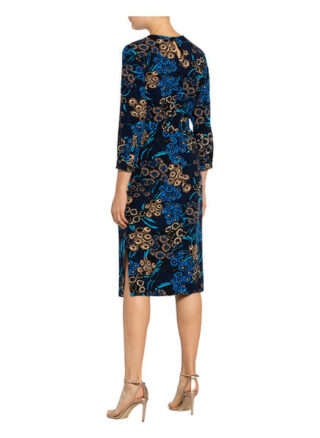 Boss Kleid Dagitta mit 3/4-Arm, Blau