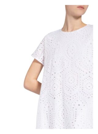 Boss Kleid Dajour aus Lochspitze, Weiß