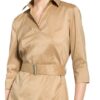 Boss Kleid Daliri mit 3/4-Arm, Beige