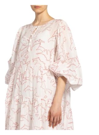 Boss Kleid Decento mit Seide, Beige
