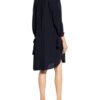 Boss Kleid Difloru mit Seide, Blau
