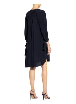 Boss Kleid Difloru mit Seide, Blau