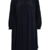 Boss Kleid Difloru mit Seide, Blau
