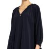 Boss Kleid Difloru mit Seide, Blau