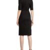 Boss Kleid Duncania mit 3/4-Arm, Blau