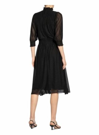 Boss Kleid Engelica mit 3/4-Arm, Schwarz