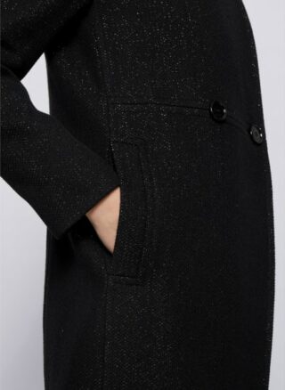 Boss Mantel C Comila, Schwarz