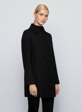 Boss Mantel C Comila, Schwarz