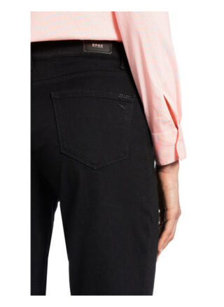 Brax Jeans Mary mit Swarovski Kristallen, Schwarz