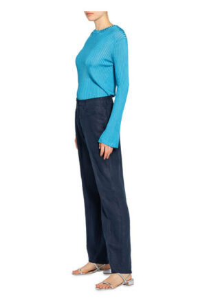 Brax Leinenhose Farina, Blau