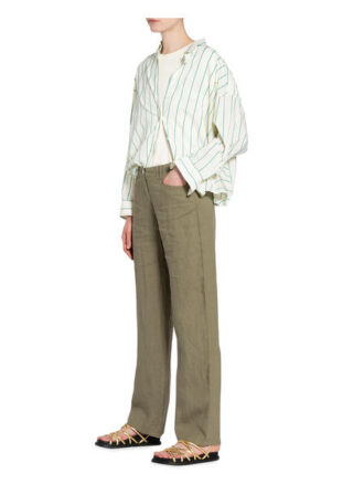 Brax Leinenhose Farina, Grün