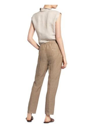 Brax Leinenhose Maron, Beige