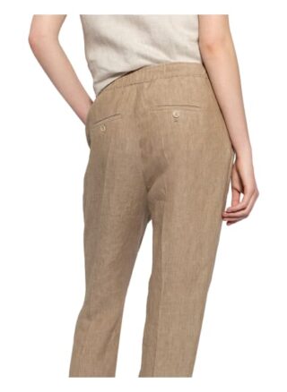 Brax Leinenhose Maron, Beige