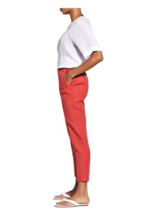 Brax Leinenhose Maron, Rot