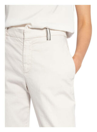 Brunello Cucinelli 7/8-Hose, Weiß