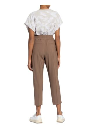 Brunello Cucinelli 7/8-Hose mit Galonstreifen, Beige