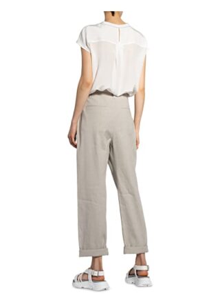 Brunello Cucinelli 7/8-Hose mit Leinen, Beige