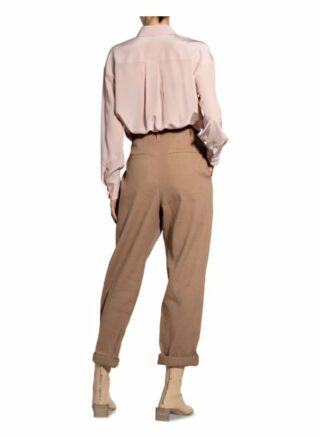Brunello Cucinelli 7/8-Hose mit Leinen, Braun