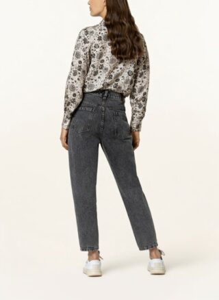 Brunello Cucinelli Boyfriend Jeans, Schwarz