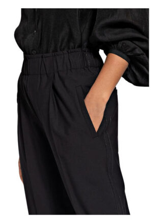 Brunello Cucinelli Hose Schmucksteinbesatz, Schwarz