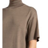 Brunello Cucinelli Kleid mit Cashmere und Glitzergarn, Braun