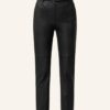 Brunello Cucinelli Lederhose, Schwarz