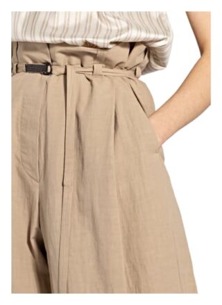 Brunello Cucinelli Marlenehose, Braun