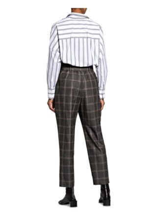 Brunello Cucinelli Paperbag-Hose, Grau