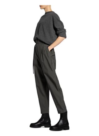 Brunello Cucinelli Paperbag-Hose, Grün