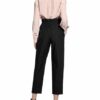 Brunello Cucinelli Paperbag-Hose, Schwarz