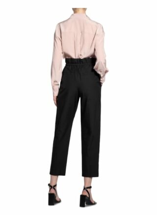 Brunello Cucinelli Paperbag-Hose, Schwarz