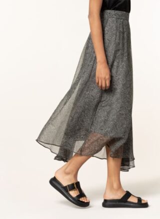 Brunello Cucinelli Seidenrock, Grau