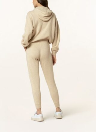 Brunello Cucinelli Strickhose mit Cashmere, Beige