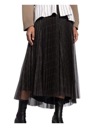 Brunello Cucinelli Tüllrock, Braun