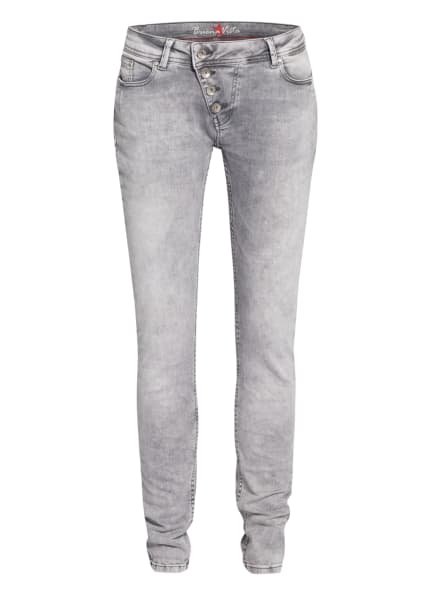 Buena Vista Malibu Slim Fit Jeans Damen, Grau