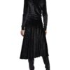 By Malene Birger Samtkleid Isabellis, Schwarz