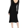 By Malene Birger Strickkleid Ophelias, Schwarz